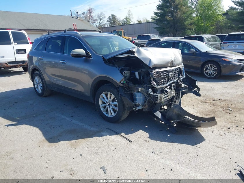 2019 Kia Sorento VIN 5XYPGDA36KG540833 IAAI salvage auction — FRONT END, Salvage (New Hampshire), sold $50 on 2026-07-29 (photo 1)