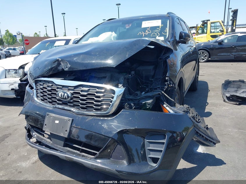 2020 Kia Sorento VIN 5XYPG4A59LG693757 IAAI salvage auction — FRONT END, Salvage Title, sold $2,300 on 2026-09-02 (photo 6)