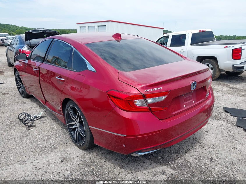 2021 Honda Accord VIN 1HGCV3F91MA008924 IAAI salvage auction — RIGHT FRONT, Junk (Oklahoma), sold $7,250 on 2026-07-28 (photo 3)