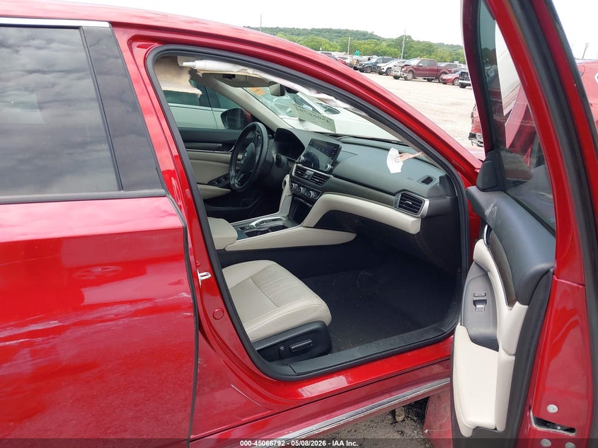 2021 Honda Accord VIN 1HGCV3F91MA008924 IAAI salvage auction — RIGHT FRONT, Junk (Oklahoma), sold $7,250 on 2026-07-28 (photo 5)