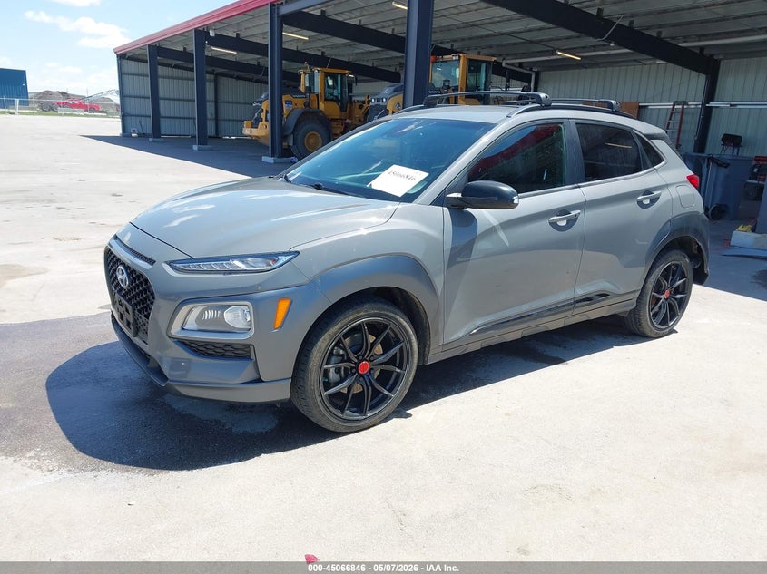 2021 Hyundai Kona VIN KM8K6CA50MU698266 IAAI salvage auction — REAR END, Salvage (Iowa), sold $4,300 on 2026-07-09 (photo 2)