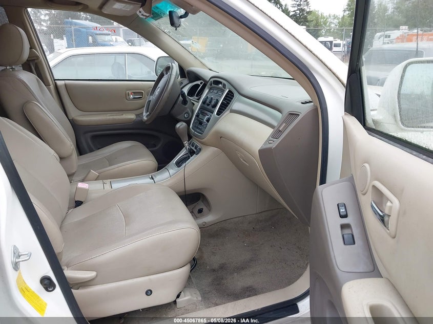 2007 Toyota Highlander VIN JTEGP21AX70137336 IAAI salvage auction — FRONT END, Clear (Washington), sold $850 on 2026-07-15 (photo 5)