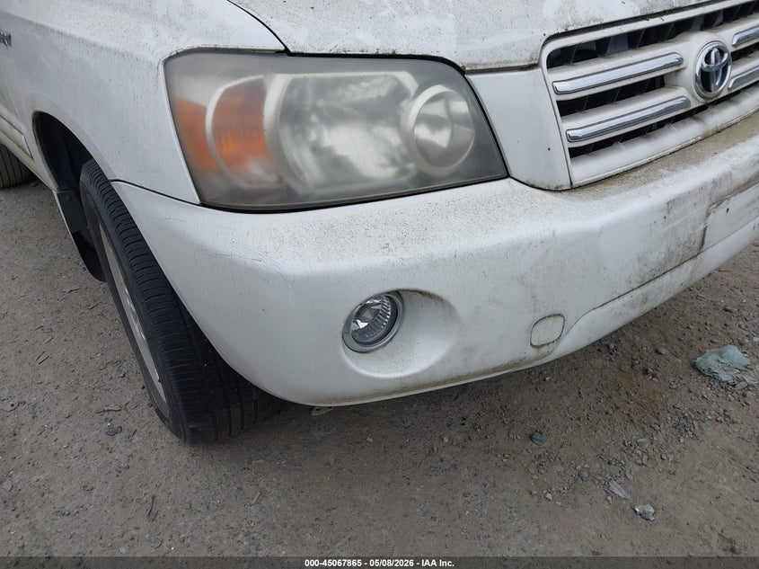 2007 Toyota Highlander VIN JTEGP21AX70137336 IAAI salvage auction — FRONT END, Clear (Washington), sold $850 on 2026-07-15 (photo 6)
