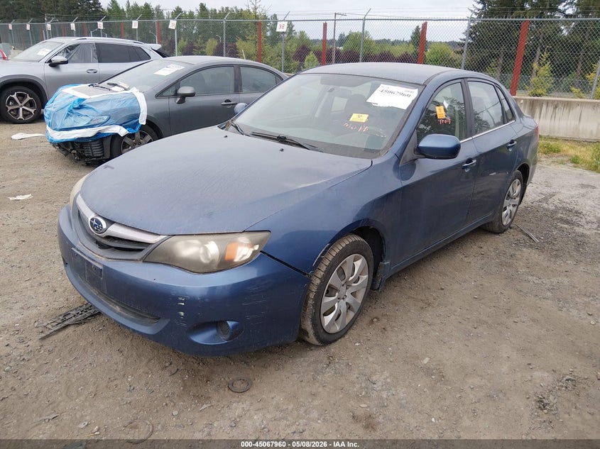2011 Subaru Impreza VIN JF1GE6A68BH507972 IAAI salvage auction — BIO HAZARD, Clear (Washington), sold $275 on 2026-07-15 (photo 2)
