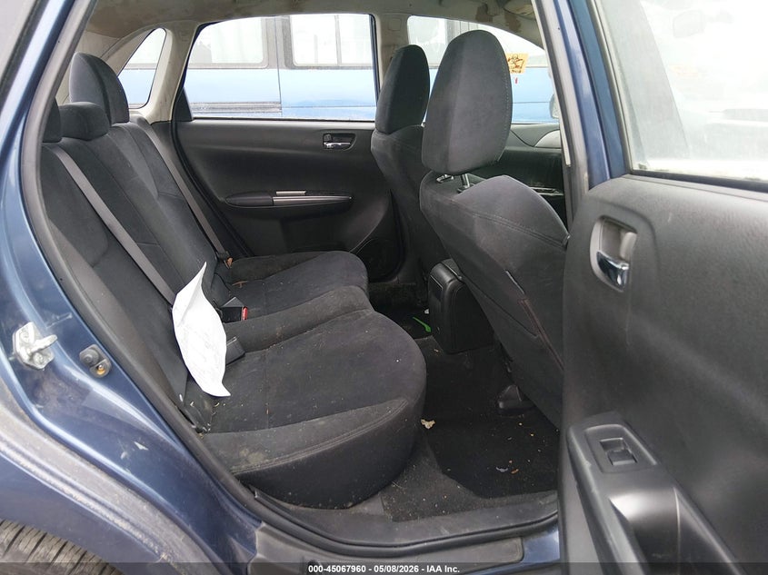 2011 Subaru Impreza VIN JF1GE6A68BH507972 IAAI salvage auction — BIO HAZARD, Clear (Washington), sold $275 on 2026-07-15 (photo 8)