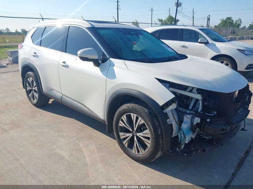 2021 Nissan Rogue VIN JN8AT3BA3MW017515 IAAI salvage auction — FRONT END, Original (Texas), sold $7,575 on 2026-07-17 (photo 1)