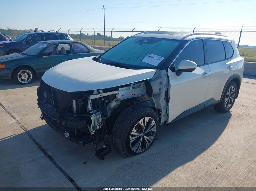 2021 Nissan Rogue VIN JN8AT3BA3MW017515 IAAI salvage auction — FRONT END, Original (Texas), sold $7,575 on 2026-07-17 (photo 2)