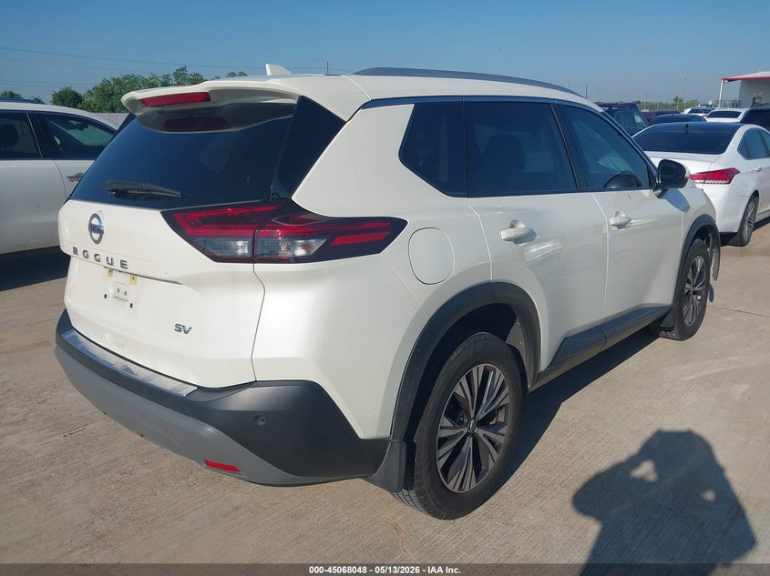 2021 Nissan Rogue VIN JN8AT3BA3MW017515 IAAI salvage auction — FRONT END, Original (Texas), sold $7,575 on 2026-07-17 (photo 4)