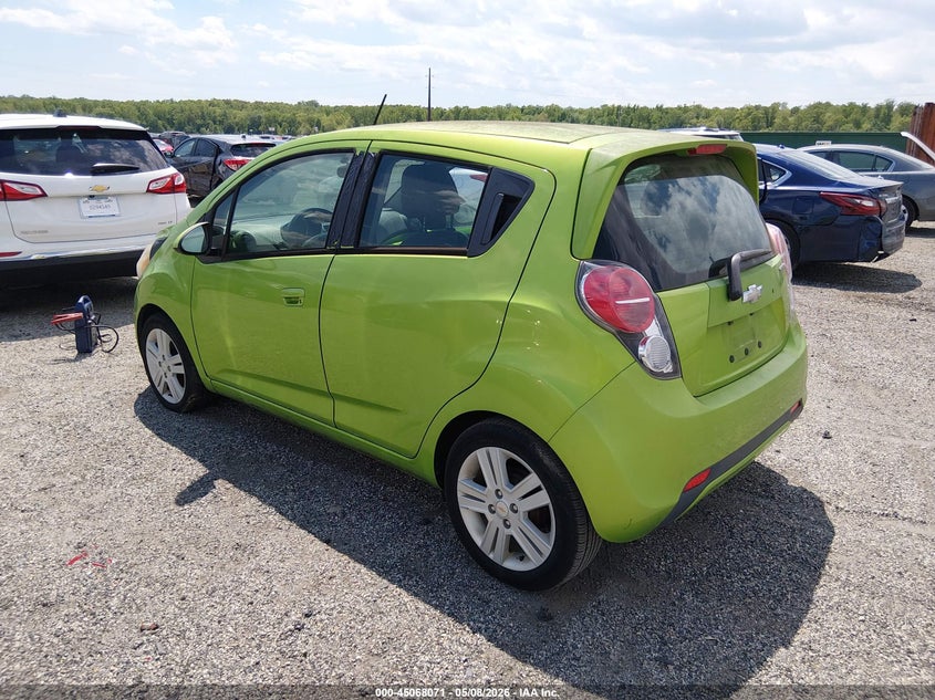 2014 Chevrolet Spark VIN KL8CD6S95EC548722 IAAI salvage auction — NORMAL WEAR, Clear (Maryland), sold $400 on 2026-07-27 (photo 3)