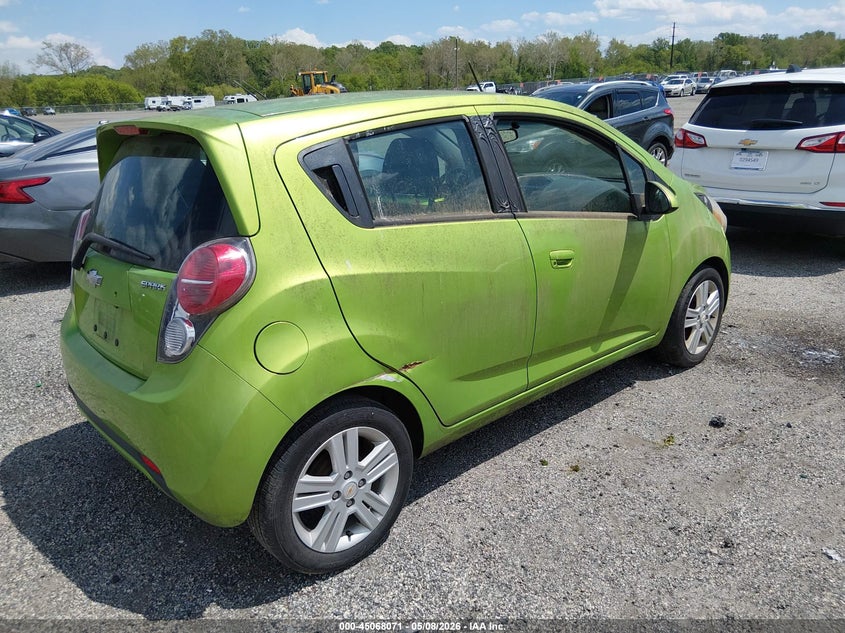 2014 Chevrolet Spark VIN KL8CD6S95EC548722 IAAI salvage auction — NORMAL WEAR, Clear (Maryland), sold $400 on 2026-07-27 (photo 4)