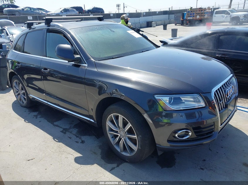 2014 Audi Q5 VIN WA1LFAFP5EA013330 IAAI salvage auction — Burn Interior, Salvage (California), sold $1,775 on 2026-07-15 (photo 1)