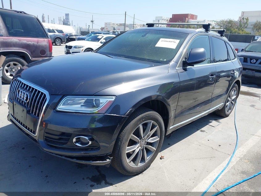 2014 Audi Q5 VIN WA1LFAFP5EA013330 IAAI salvage auction — Burn Interior, Salvage (California), sold $1,775 on 2026-07-15 (photo 2)