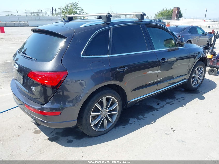 2014 Audi Q5 VIN WA1LFAFP5EA013330 IAAI salvage auction — Burn Interior, Salvage (California), sold $1,775 on 2026-07-15 (photo 4)