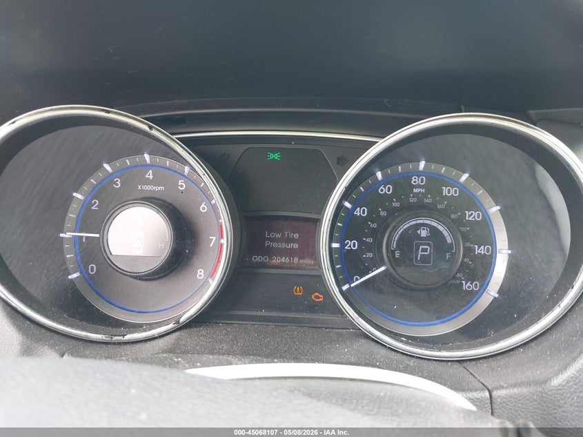 2013 Hyundai Sonata VIN 5NPEC4AC9DH713131 IAAI salvage auction — FRONT END, Salvage (Texas), sold $400 on 2026-07-15 (photo 7)