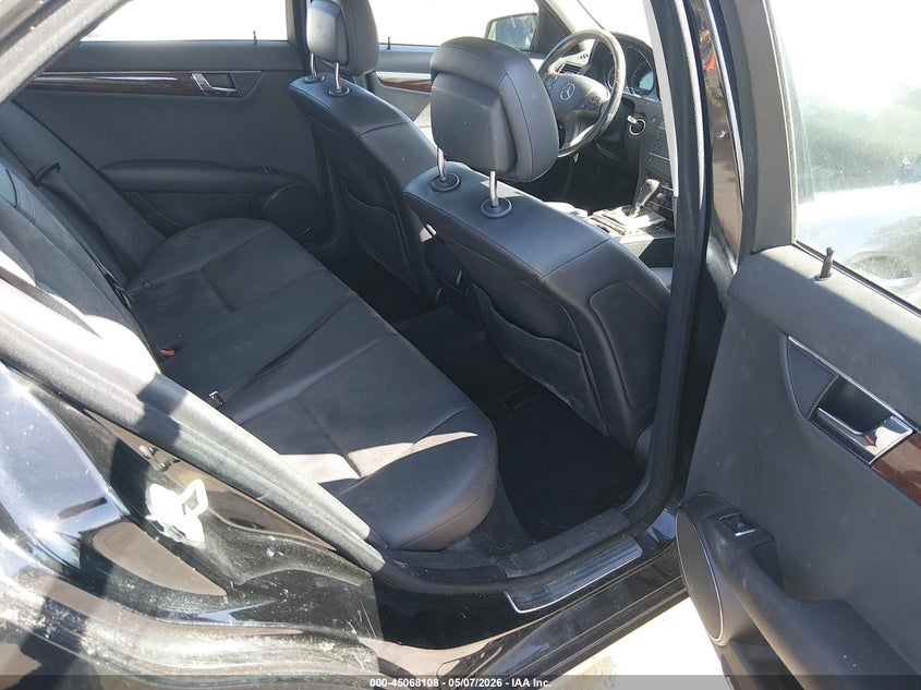 2011 Mercedes-benz C class VIN WDDGF8BB0BR148471 IAAI salvage auction — NORMAL WEAR, Bill Of Sale - Parts Only (Connecticut), sold $475 on 2026-07-09 (photo 8)