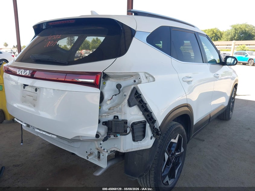 2024 Kia Seltos VIN KNDER2AA2R7617838 IAAI salvage auction — FRONT & REAR, Salvage (California), sold $6,050 on 2026-07-14 (photo 4)