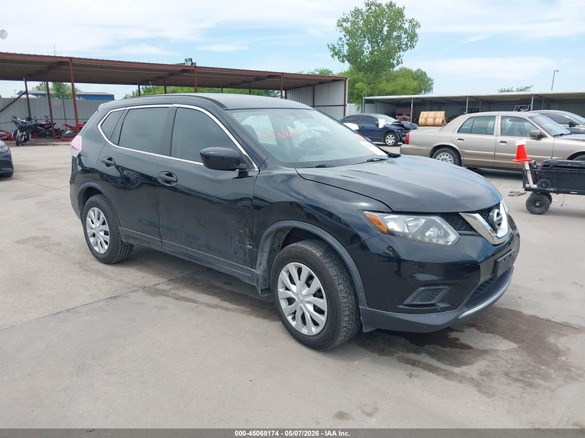 2016 Nissan Rogue VIN JN8AT2MT7GW030541 IAAI salvage auction — RIGHT SIDE, Original (Texas), sold $3,025 on 2026-07-08 (photo 1)