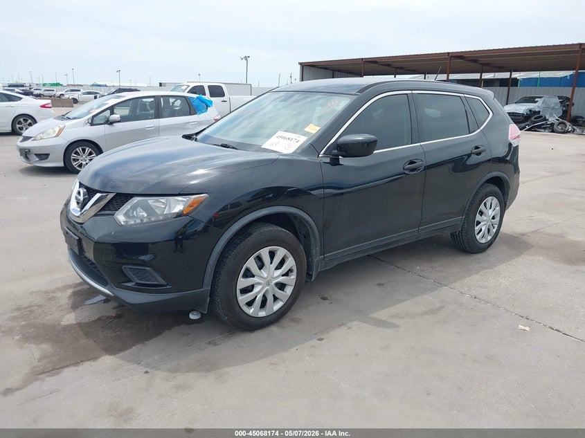 2016 Nissan Rogue VIN JN8AT2MT7GW030541 IAAI salvage auction — RIGHT SIDE, Original (Texas), sold $3,025 on 2026-07-08 (photo 2)