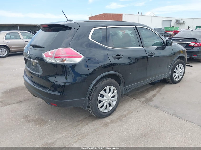 2016 Nissan Rogue VIN JN8AT2MT7GW030541 IAAI salvage auction — RIGHT SIDE, Original (Texas), sold $3,025 on 2026-07-08 (photo 4)
