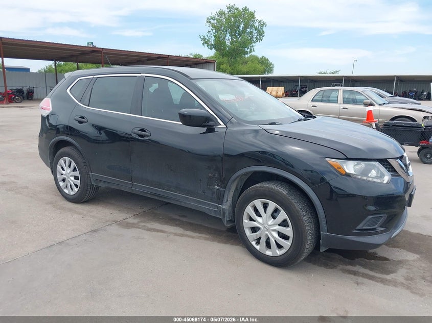 2016 Nissan Rogue VIN JN8AT2MT7GW030541 IAAI salvage auction — RIGHT SIDE, Original (Texas), sold $3,025 on 2026-07-08 (photo 6)