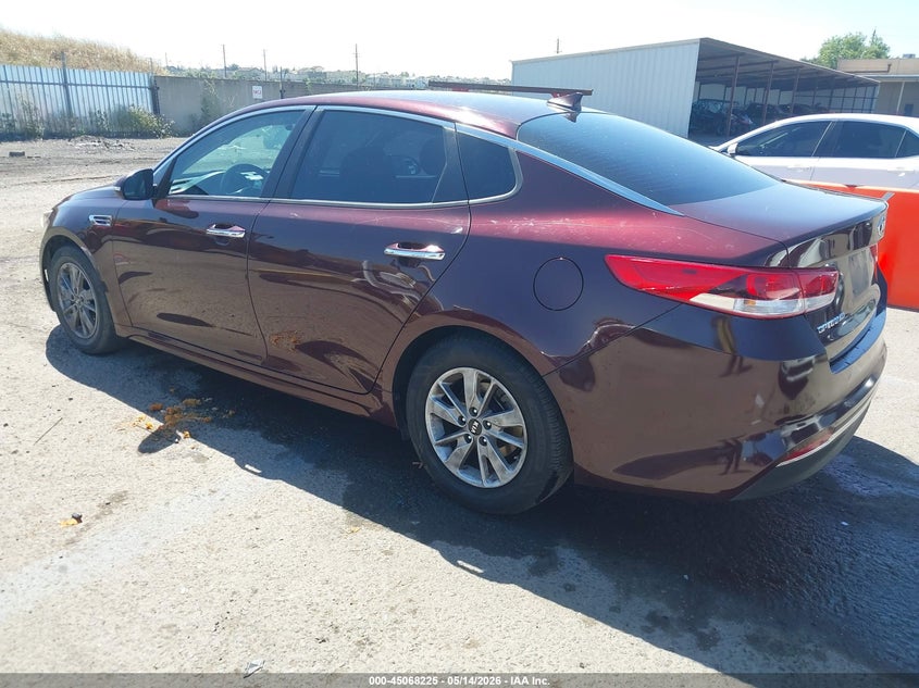 2018 Kia Optima VIN 5XXGT4L34JG239585 IAAI salvage auction — VANDALISM, Salvage (California), sold $2,300 on 2026-07-15 (photo 3)