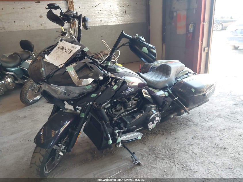 2025 Harley-davidson Road glide VIN 1HD1KH718SB619950 IAAI salvage auction — LEFT FRONT, Salvage - Greater Than 75% (Maryland), sold $11,350 on 2026-07-22 (photo 2)