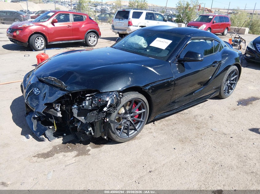 2026 Toyota Supra VIN WZ1DB0G01TW076119 IAAI salvage auction — LEFT FRONT, Salvage (New Mexico), sold $23,500 on 2026-07-13 (photo 2)