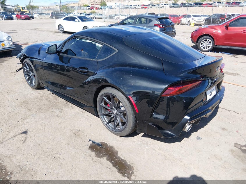 2026 Toyota Supra VIN WZ1DB0G01TW076119 IAAI salvage auction — LEFT FRONT, Salvage (New Mexico), sold $23,500 on 2026-07-13 (photo 3)