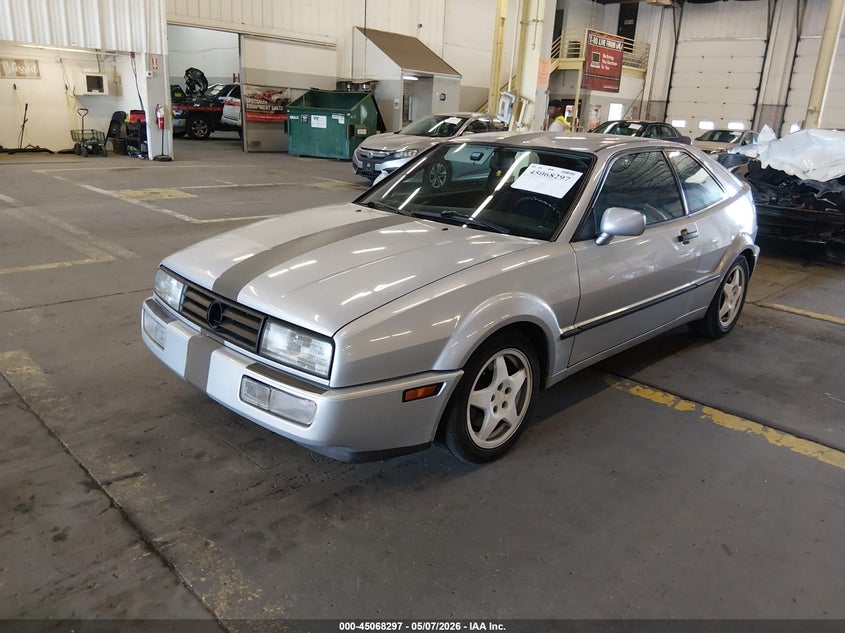 1992 Volkswagen Corrado VIN WVWEE4506NK008333 IAAI salvage auction — THEFT, Salvage (Oregon), sold $25 on 2026-07-30 (photo 2)