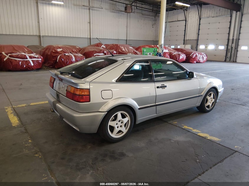 1992 Volkswagen Corrado VIN WVWEE4506NK008333 IAAI salvage auction — THEFT, Salvage (Oregon), sold $25 on 2026-07-30 (photo 4)