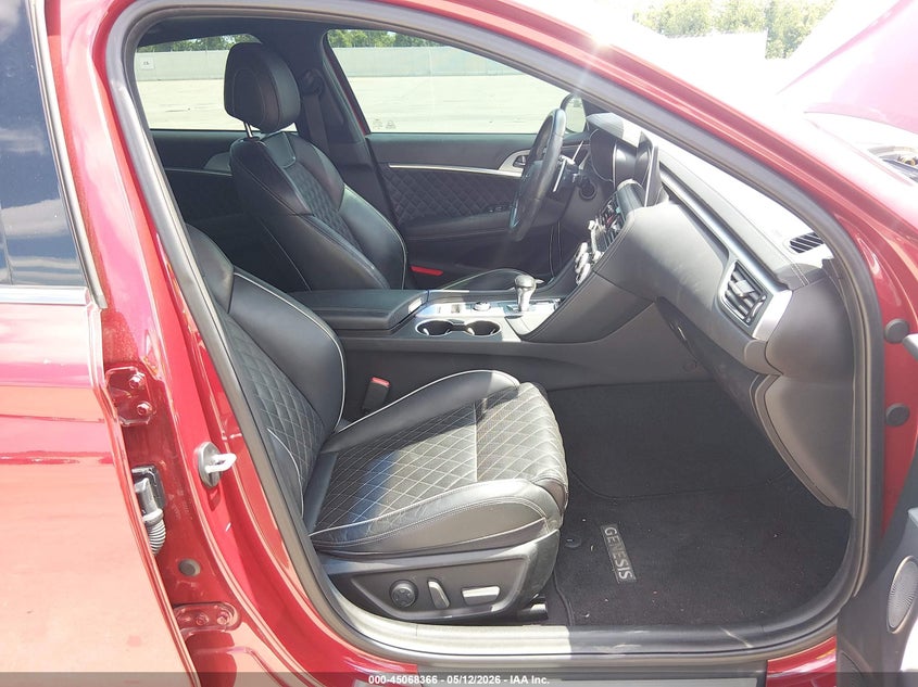 2019 Genesis G70 VIN KMTG34LE0KU019858 IAAI salvage auction — FRONT END, Original (Texas), sold $5,500 on 2026-07-24 (photo 5)