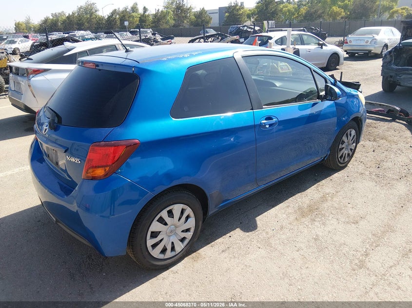 2016 Toyota Yaris VIN VNKJTUD33GA059790 IAAI salvage auction — FRONT END, Salvage (California), sold $1,125 on 2026-07-20 (photo 4)