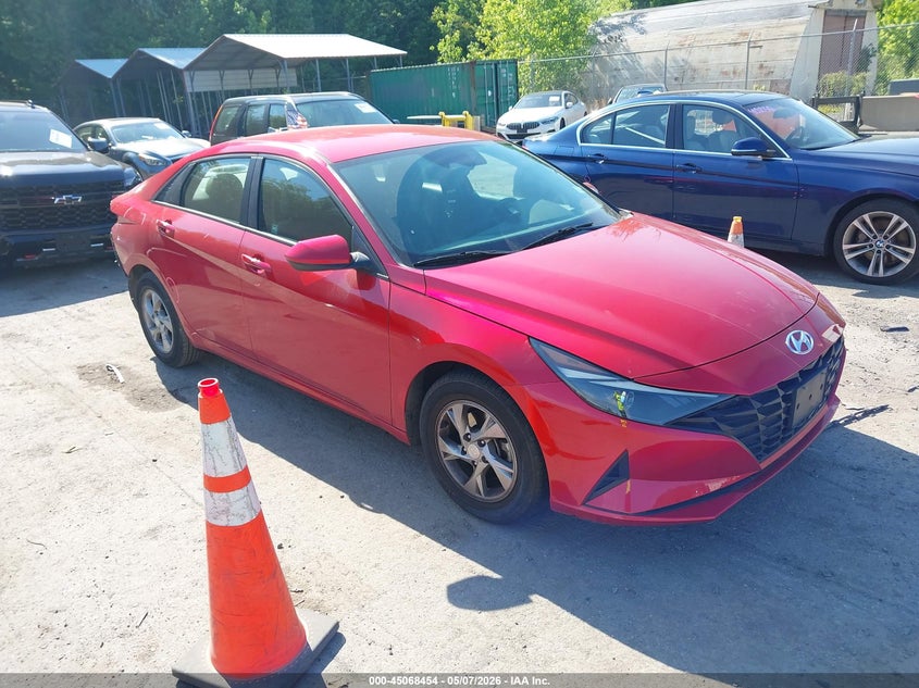 2021 Hyundai Elantra VIN 5NPLL4AG0MH014819 IAAI salvage auction — LEFT REAR, Salvage - Greater Than 75% (Maryland), sold $2,450 on 2026-07-28 (photo 1)