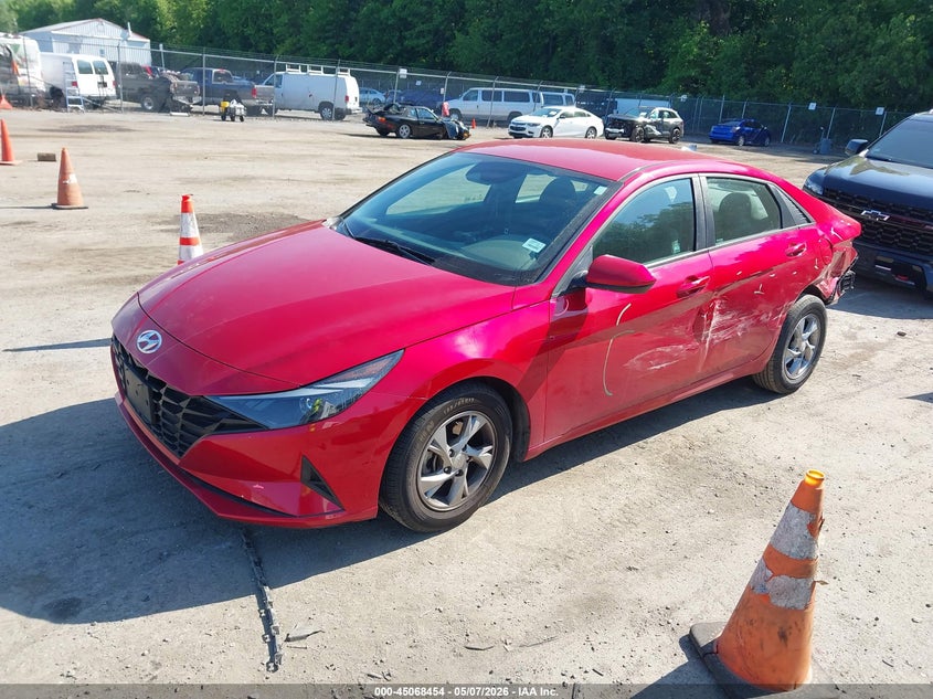 2021 Hyundai Elantra VIN 5NPLL4AG0MH014819 IAAI salvage auction — LEFT REAR, Salvage - Greater Than 75% (Maryland), sold $2,450 on 2026-07-28 (photo 2)