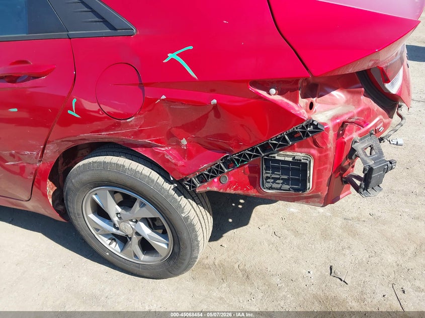 2021 Hyundai Elantra VIN 5NPLL4AG0MH014819 IAAI salvage auction — LEFT REAR, Salvage - Greater Than 75% (Maryland), sold $2,450 on 2026-07-28 (photo 6)