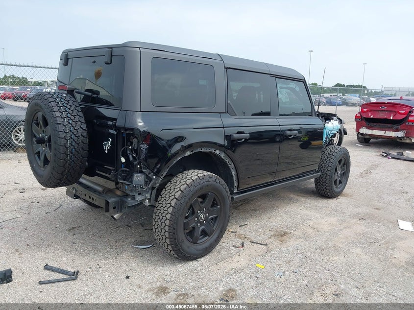2024 Ford Bronco VIN 1FMDE1BH5RLB23117 IAAI salvage auction — FRONT END, Original (Texas), sold $10,400 on 2026-07-09 (photo 4)