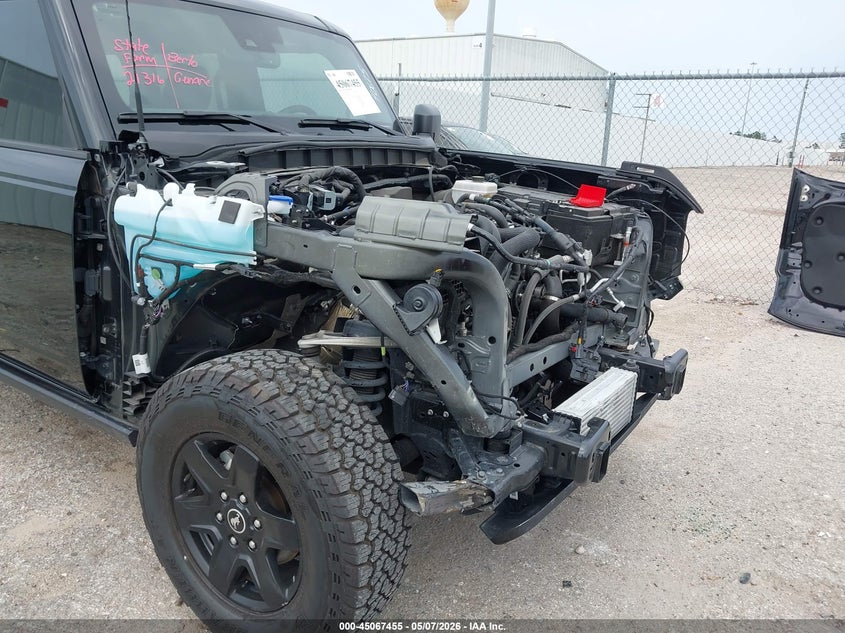 2024 Ford Bronco VIN 1FMDE1BH5RLB23117 IAAI salvage auction — FRONT END, Original (Texas), sold $10,400 on 2026-07-09 (photo 6)