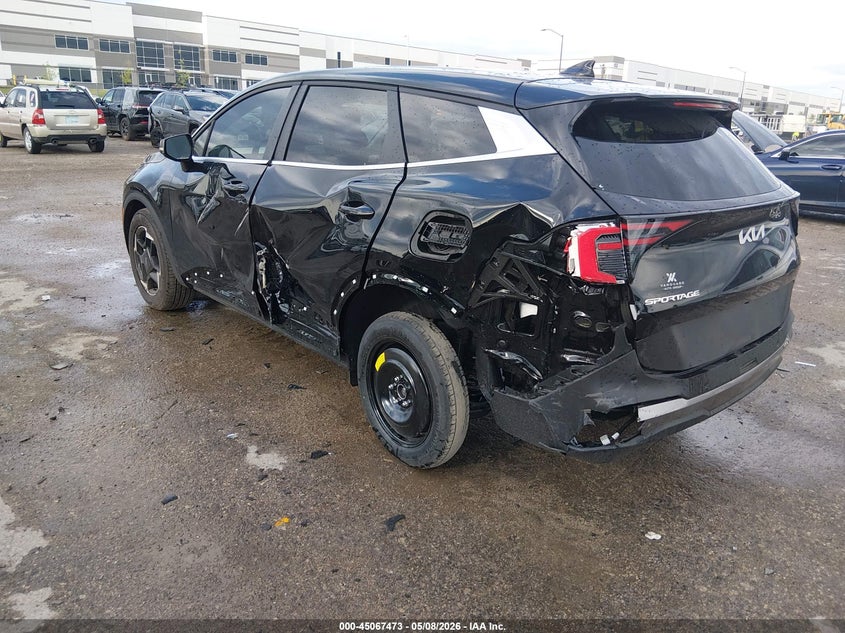 2026 Kia Sportage VIN 5XYK33DF7TG401169 IAAI salvage auction — LEFT SIDE, Salvage (Texas), sold $9,350 on 2026-07-21 (photo 3)