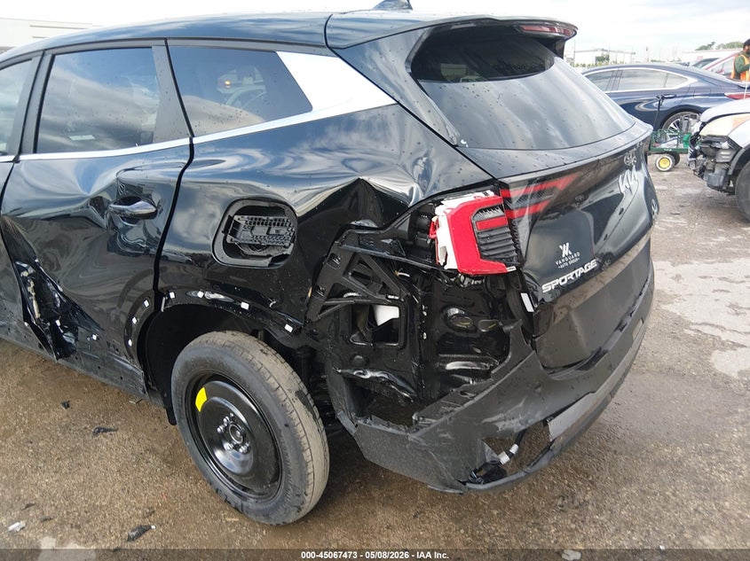 2026 Kia Sportage VIN 5XYK33DF7TG401169 IAAI salvage auction — LEFT SIDE, Salvage (Texas), sold $9,350 on 2026-07-21 (photo 6)