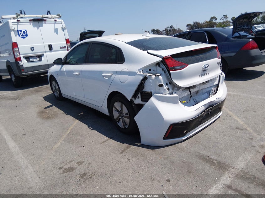2018 Hyundai Ioniq VIN KMHC65LC3JU073657 IAAI salvage auction — REAR END, Salvage (California), sold $2,350 on 2026-07-30 (photo 3)