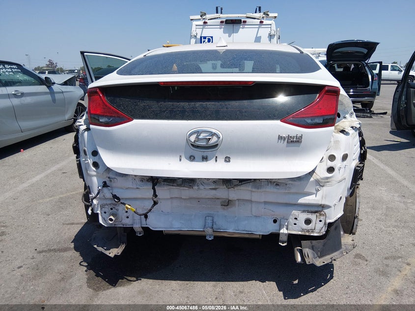 2018 Hyundai Ioniq VIN KMHC65LC3JU073657 IAAI salvage auction — REAR END, Salvage (California), sold $2,350 on 2026-07-30 (photo 6)