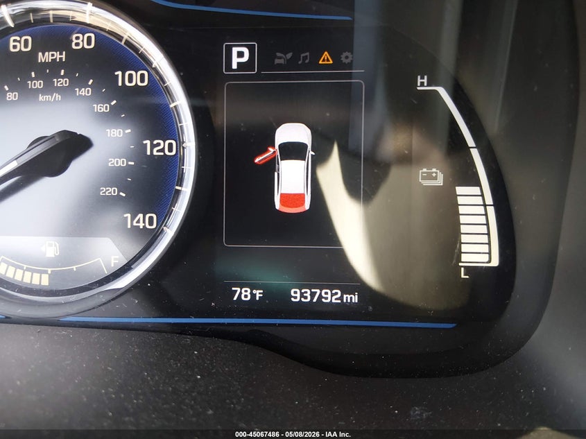 2018 Hyundai Ioniq VIN KMHC65LC3JU073657 IAAI salvage auction — REAR END, Salvage (California), sold $2,350 on 2026-07-30 (photo 7)