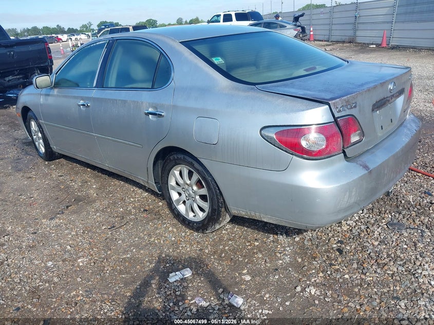 2003 Lexus Es 300 VIN JTHBF30G130147260 IAAI salvage auction — NORMAL WEAR, Clear (Alabama), sold $250 on 2026-07-07 (photo 3)