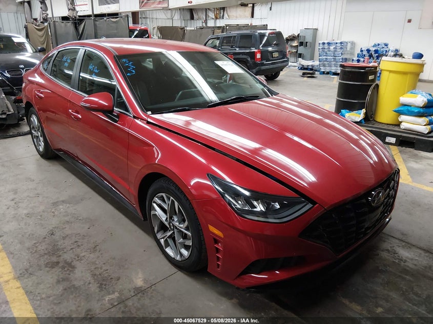 2021 Hyundai Sonata VIN 5NPEL4JA1MH088318 IAAI salvage auction — FRONT & REAR, Salvage (Arizona), sold $3,050 on 2026-07-28 (photo 1)