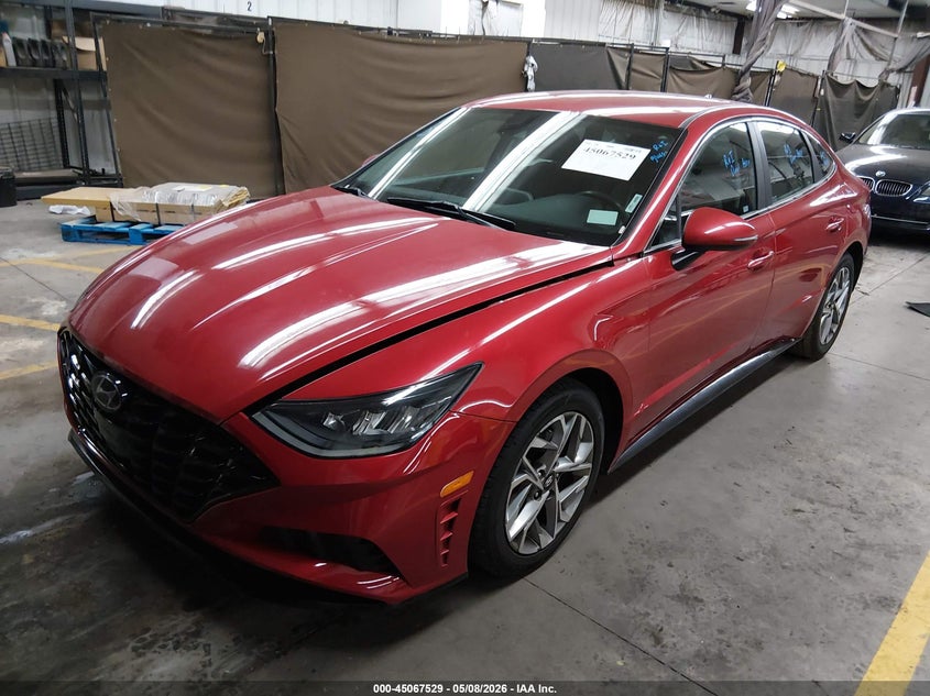 2021 Hyundai Sonata VIN 5NPEL4JA1MH088318 IAAI salvage auction — FRONT & REAR, Salvage (Arizona), sold $3,050 on 2026-07-28 (photo 2)
