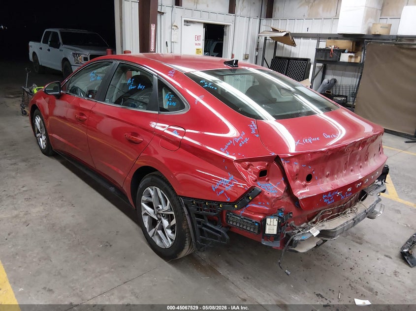 2021 Hyundai Sonata VIN 5NPEL4JA1MH088318 IAAI salvage auction — FRONT & REAR, Salvage (Arizona), sold $3,050 on 2026-07-28 (photo 3)