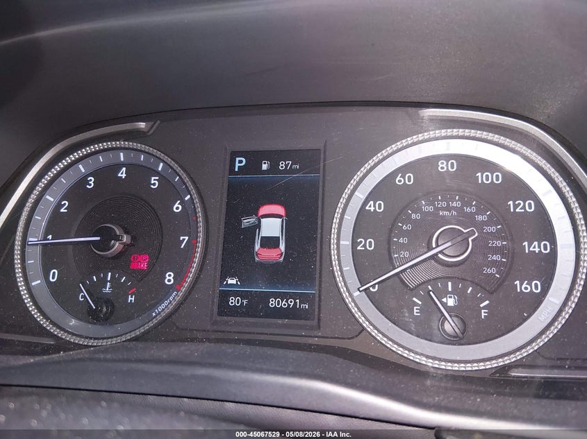 2021 Hyundai Sonata VIN 5NPEL4JA1MH088318 IAAI salvage auction — FRONT & REAR, Salvage (Arizona), sold $3,050 on 2026-07-28 (photo 7)