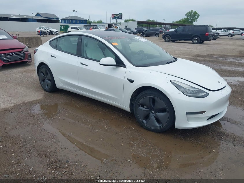 2019 Tesla Model 3 VIN 5YJ3E1EA4KF332520 IAAI salvage auction — HAIL, Original (Texas), sold $6,950 on 2026-07-23 (photo 1)