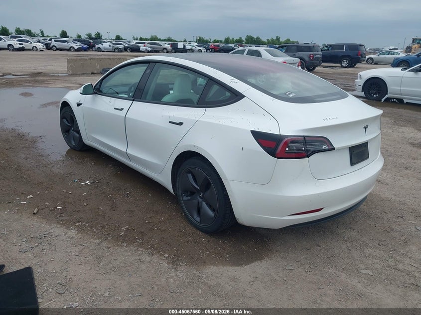 2019 Tesla Model 3 VIN 5YJ3E1EA4KF332520 IAAI salvage auction — HAIL, Original (Texas), sold $6,950 on 2026-07-23 (photo 3)