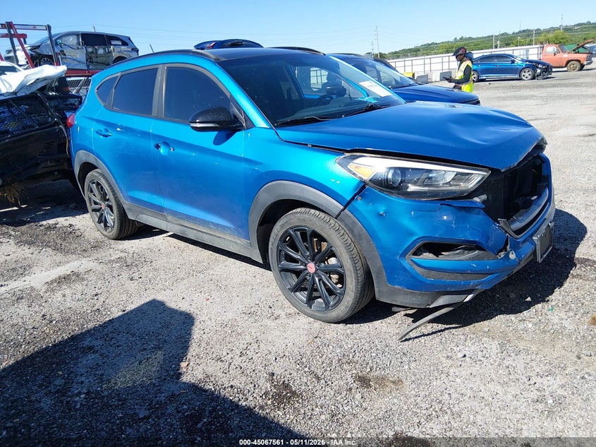 2017 Hyundai Tucson VIN KM8J33A21HU456652 IAAI salvage auction — FRONT END, Salvage (Oklahoma), sold $2,650 on 2026-07-28 (photo 1)